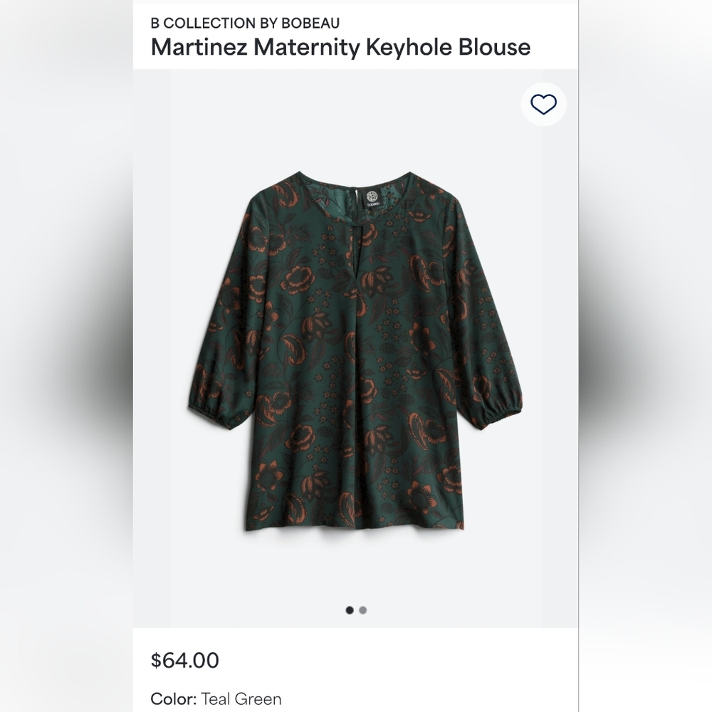 Bobeau Maternity Blouse